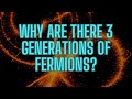 Why are there three generations of fermions