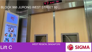 HDB Block 966 Jurong West || Sigma Elevator (Lift C)
