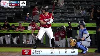 Altoona Curve OF Sammy Siani 3 run triple vs. Akron