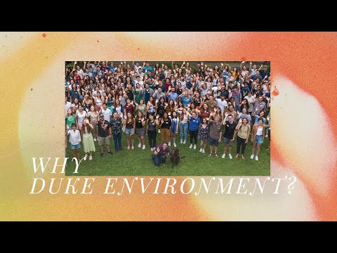 Why Duke Environment?