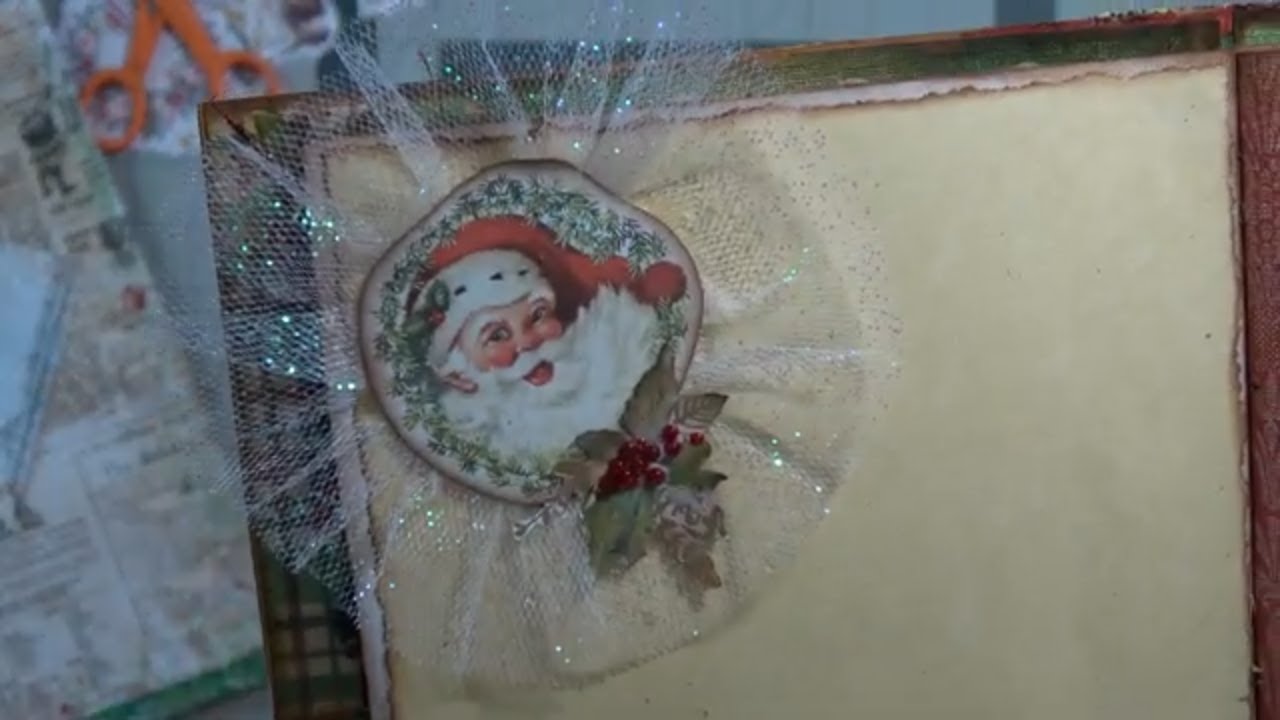 Craft With Me - Christmas File Folder Junk Journal Ephemera - Part 1 ...