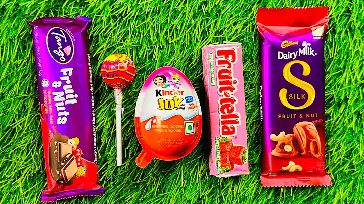 ASMR Most Popular Candys / some lots of colorful rainbow lollipop candy / unpacking chocolate eat