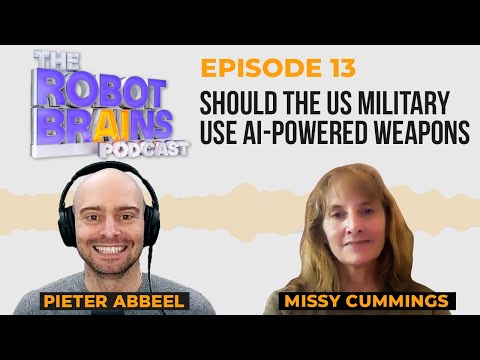 Season 1 Ep.13 Missy Cummings asks: should the US Military use AI weapons? Episode cover