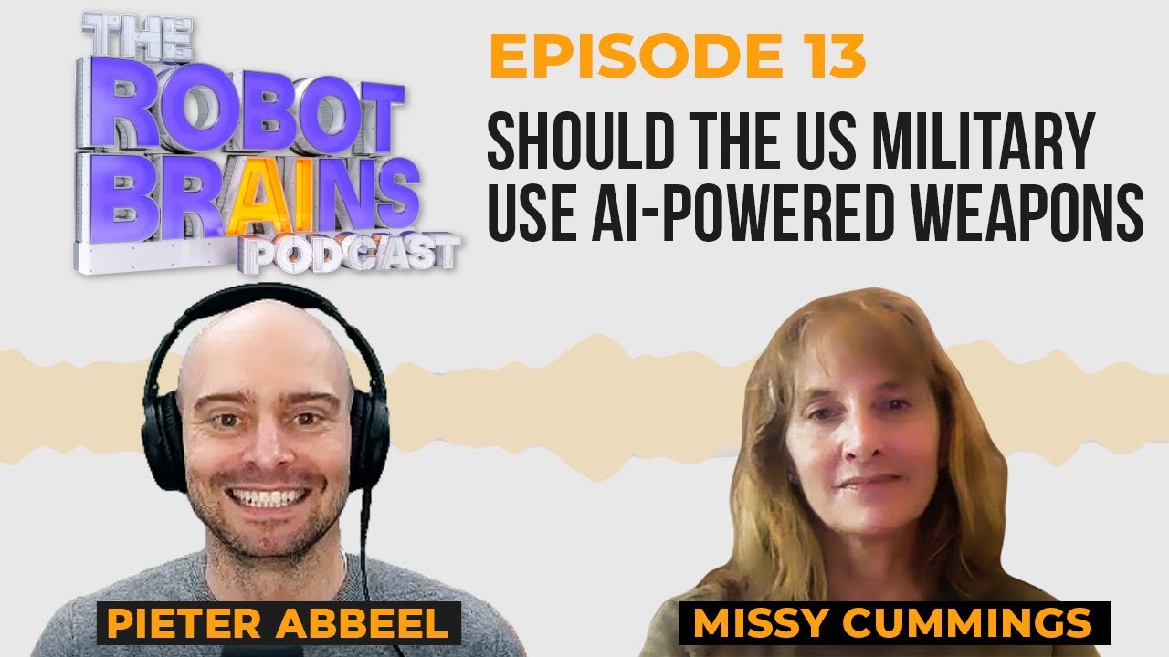 Season 1 Ep.13 Missy Cummings asks: should the US Military use AI weapons?