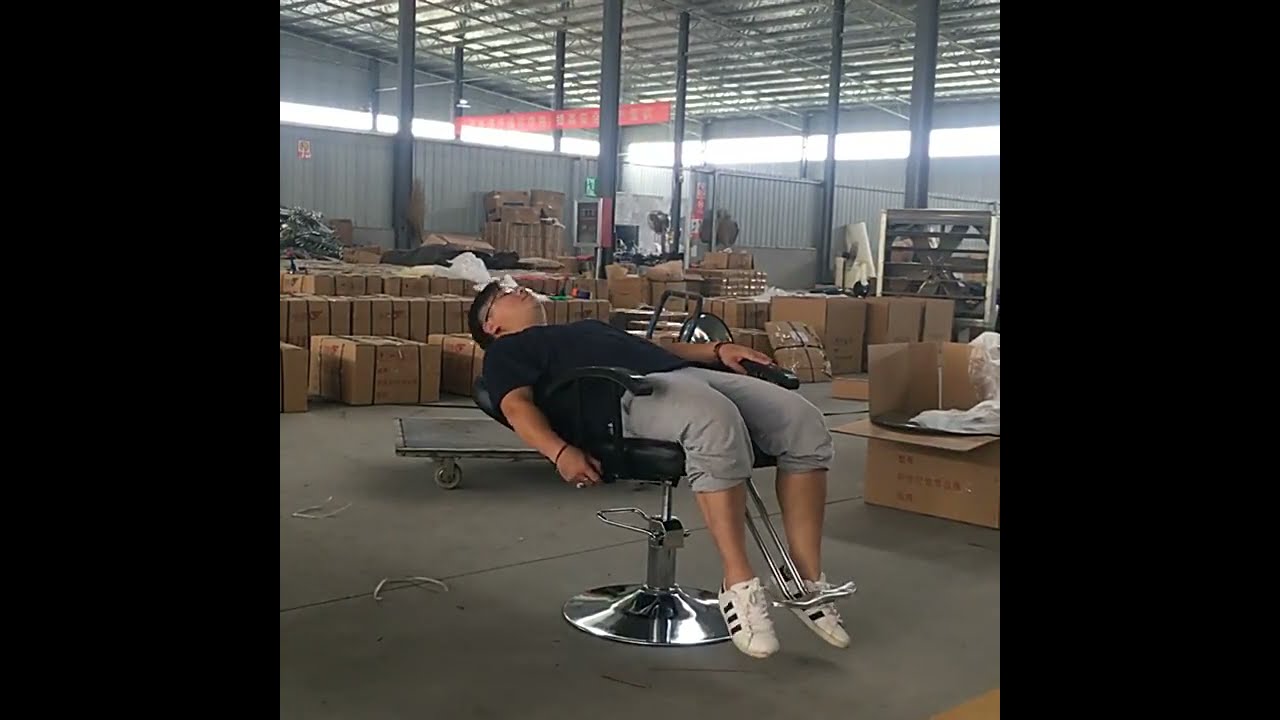 Barber Chair Height Adjustable Salon Facial Hydraulic Pump Kerusi Rambut Shave Cut Make Up HK1 1105