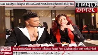 Social Media Queen Instagram Influencer Zainab Patra Celebrating Her Son Birthday Bash At Alta Monte