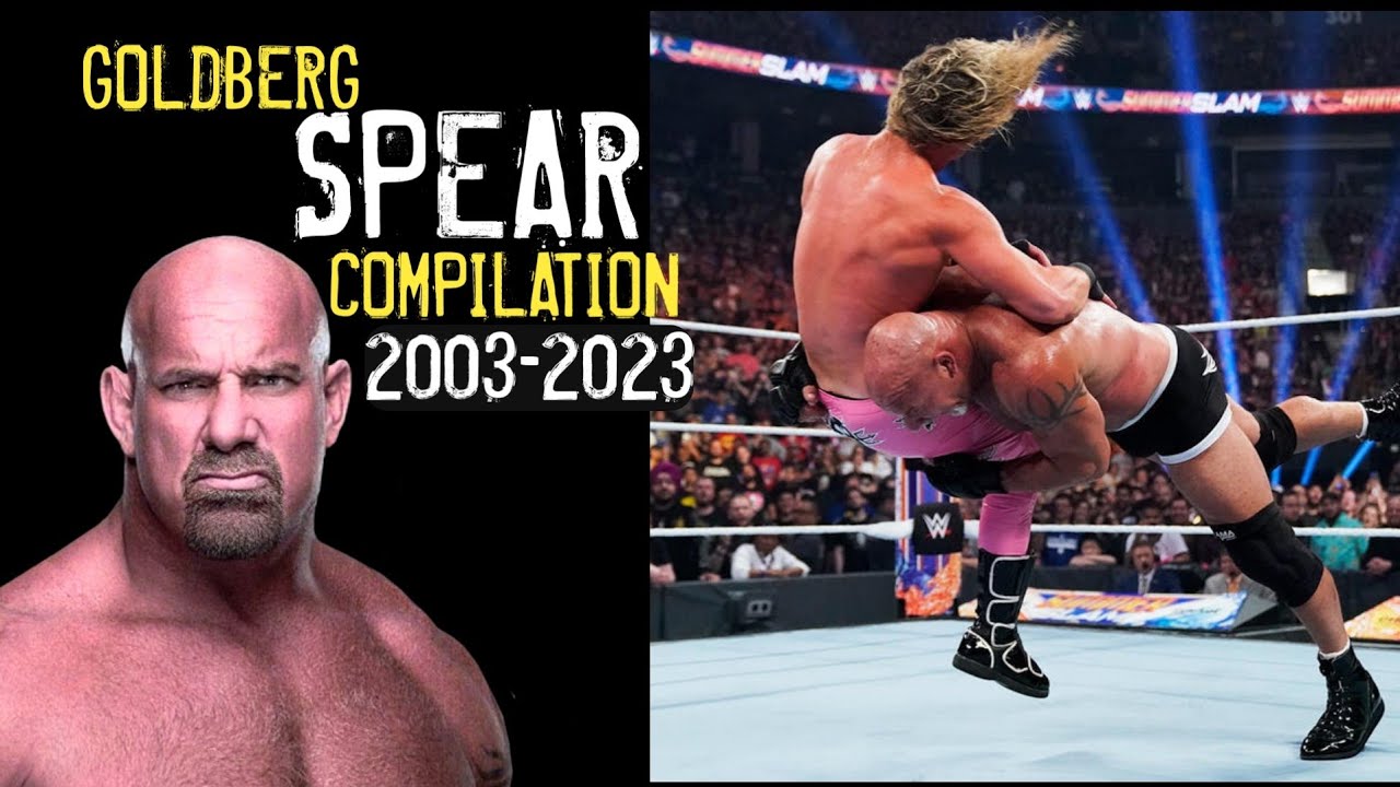 Goldberg Spear Compilation 2003 2023  wwe  spear  goldberg