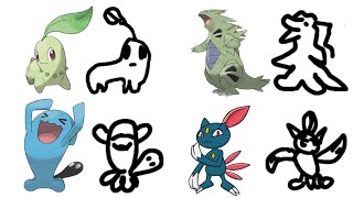 Drawing all 100 Pokemon from generation 2 from memory