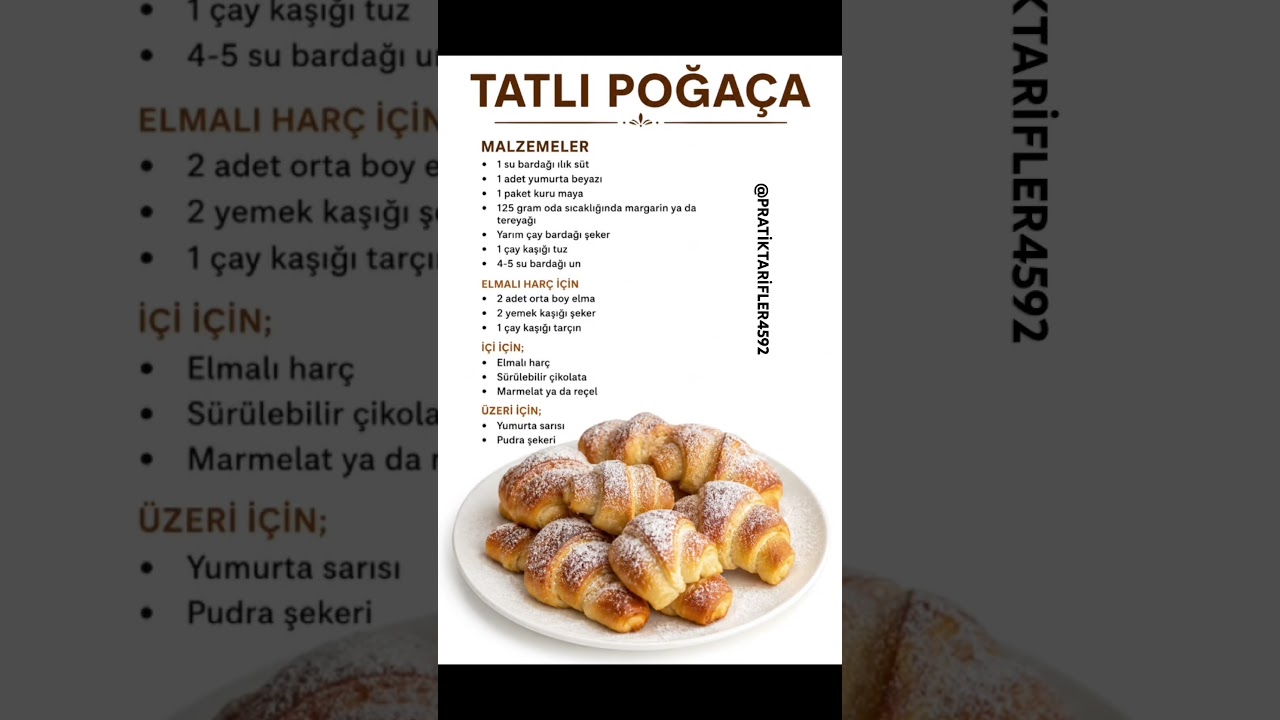 Tatlı Poğaça🥐 #keşfetedüş #pratiktarifler #tarif #pogacatarifleri #poğaça ##çikolatalı #poğaçalar Tatlı Poğaça🥐 #keşfetedüş #pratiktarifler #tarif #pogacatarifleri #poğaça ##çikolatalı #poğaçalar