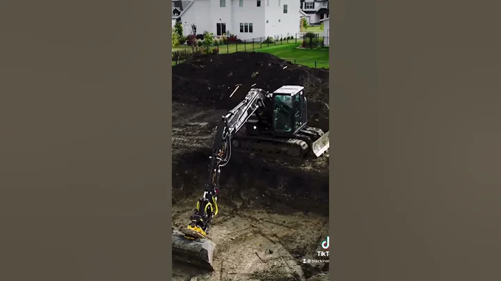 My dump trucks hauling out a basement