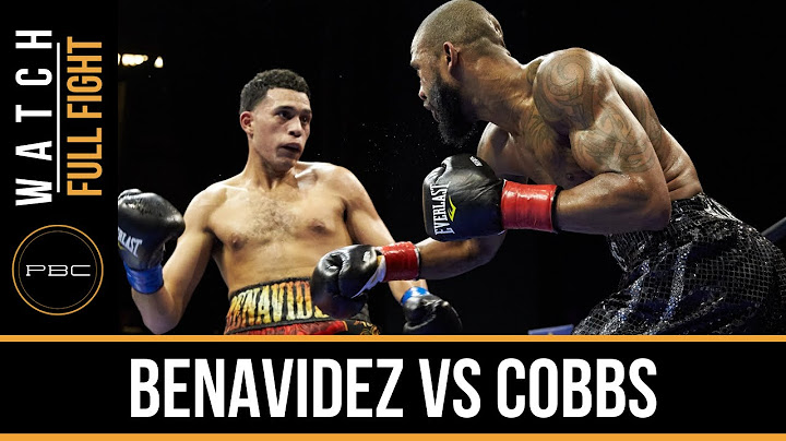 Benavidez vs Cobbs FULL FIGHT: Jan. 19, 2016 - PBC on FS1