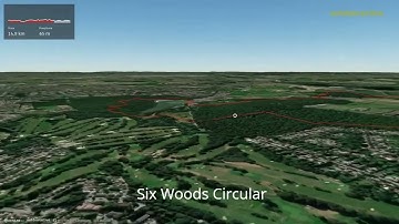 Six Woods Circular ∆ hiking trails ∆ 3d-trail.com/england/