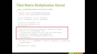 Lecture 4 4 tiled matrix multiplication kernel Profile