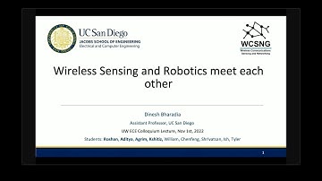 UWECE Research Colloquium: November 1, 2022 - Dinesh Bharadia, University of California at San Diego