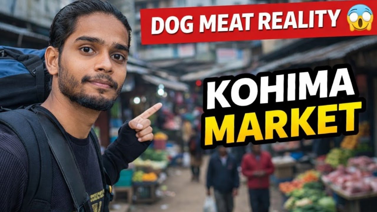 NL-2 | KOHIMA MARKET | DOG MEAT REALITY | HITCHTKING AND CAMPING NAGALAND 