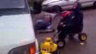 armchair go kart crash ideford idiots