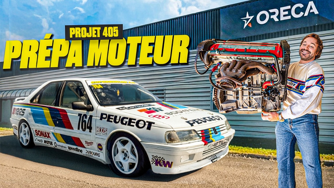 Le MOTEUR de la 405 part chez ORECA ! (Objectif doubler la puissance ?)