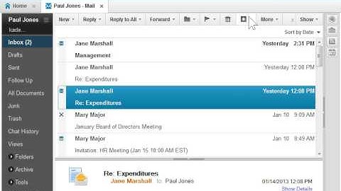 IBM Notes 9 Social Edition Use the New Mark As Action Bar Button