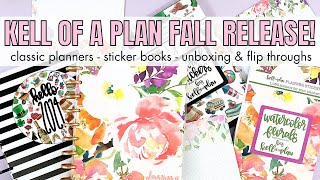 Kell of a Plan Fall Release | 2024 Planners and Sticker Books | Unboxing & Flip Through