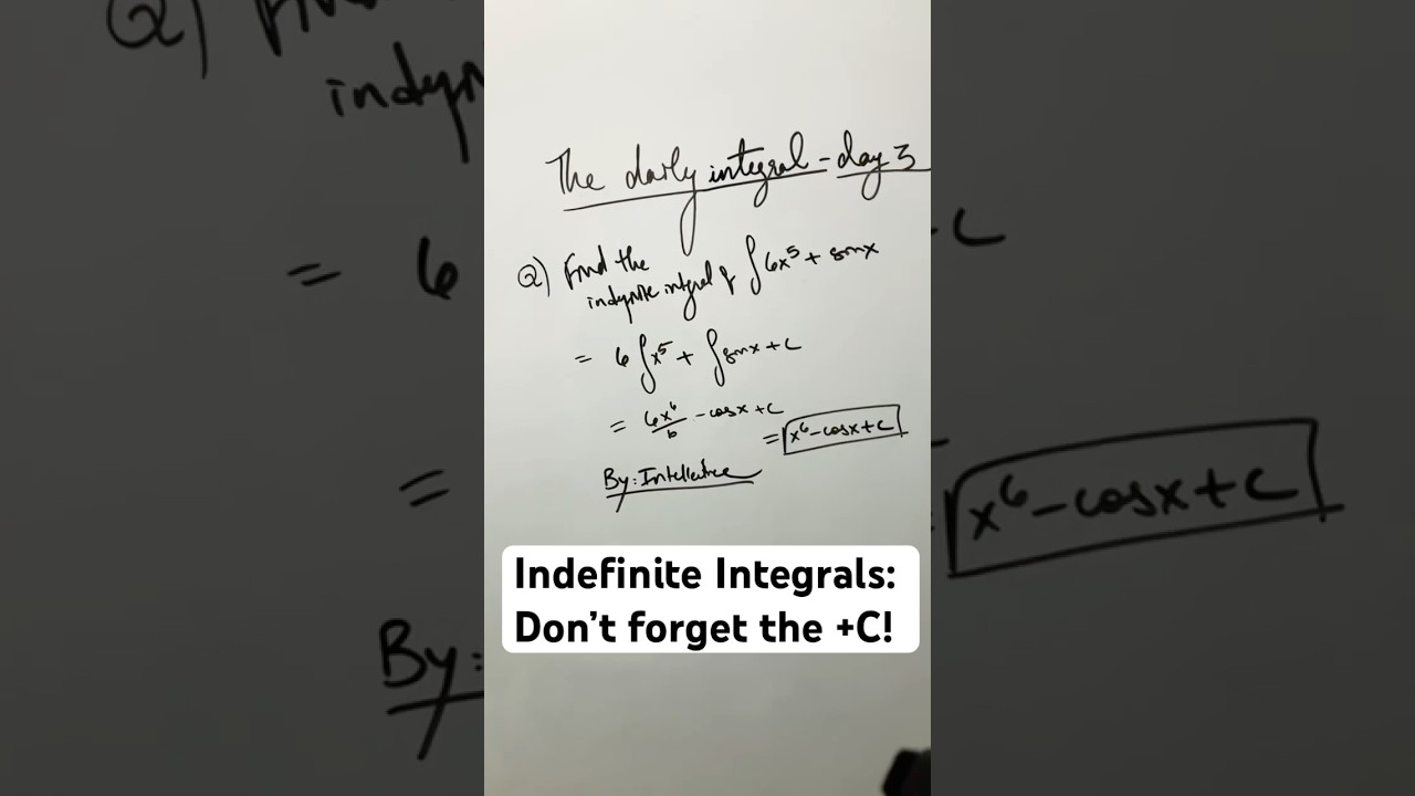 An indefinite integral: what even is it? 