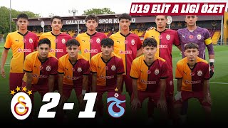 Özet | Galatasaray - Trabzonspor | U19 Elit A Ligi 6. Hafta