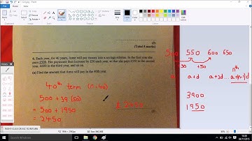 C1 A Level Maths: Arithmetic Series