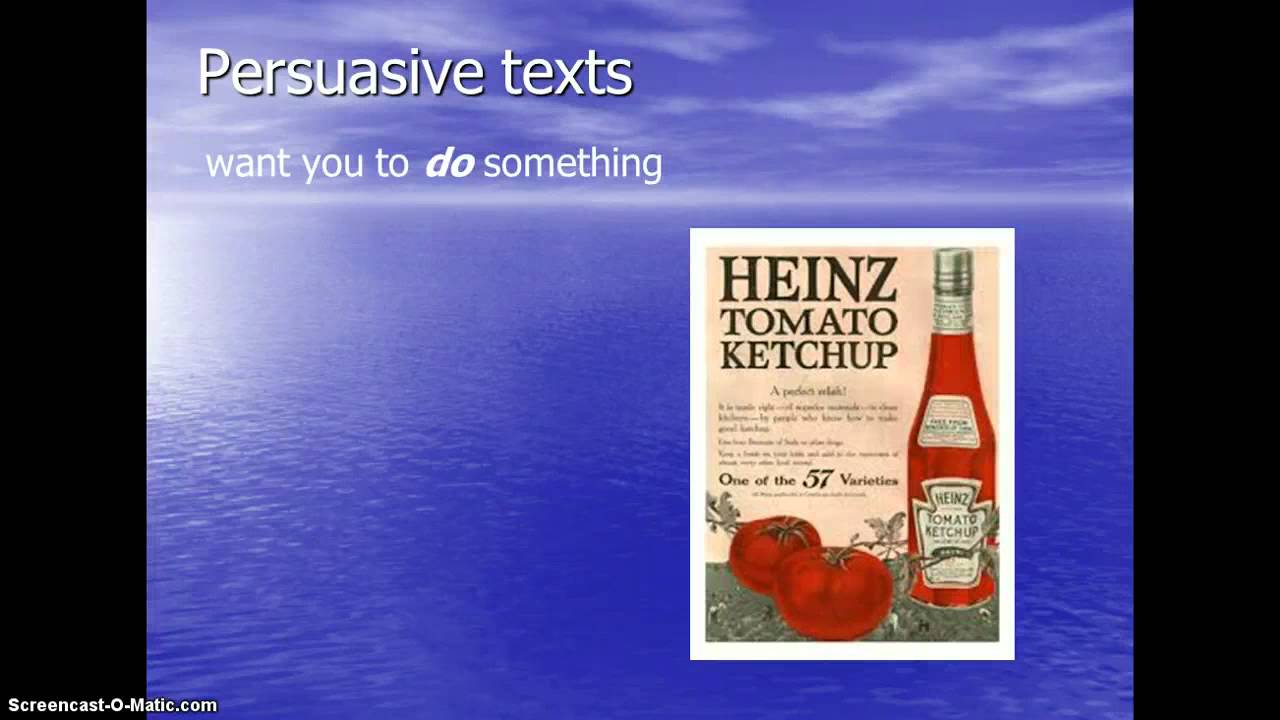 Different types of texts part one