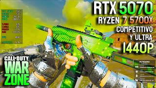 RTX 5070 + ryzen 7 5700x warzone