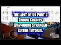 The Last of Us 2 Wayfaring Stranger Guitar Lesson Tutorial