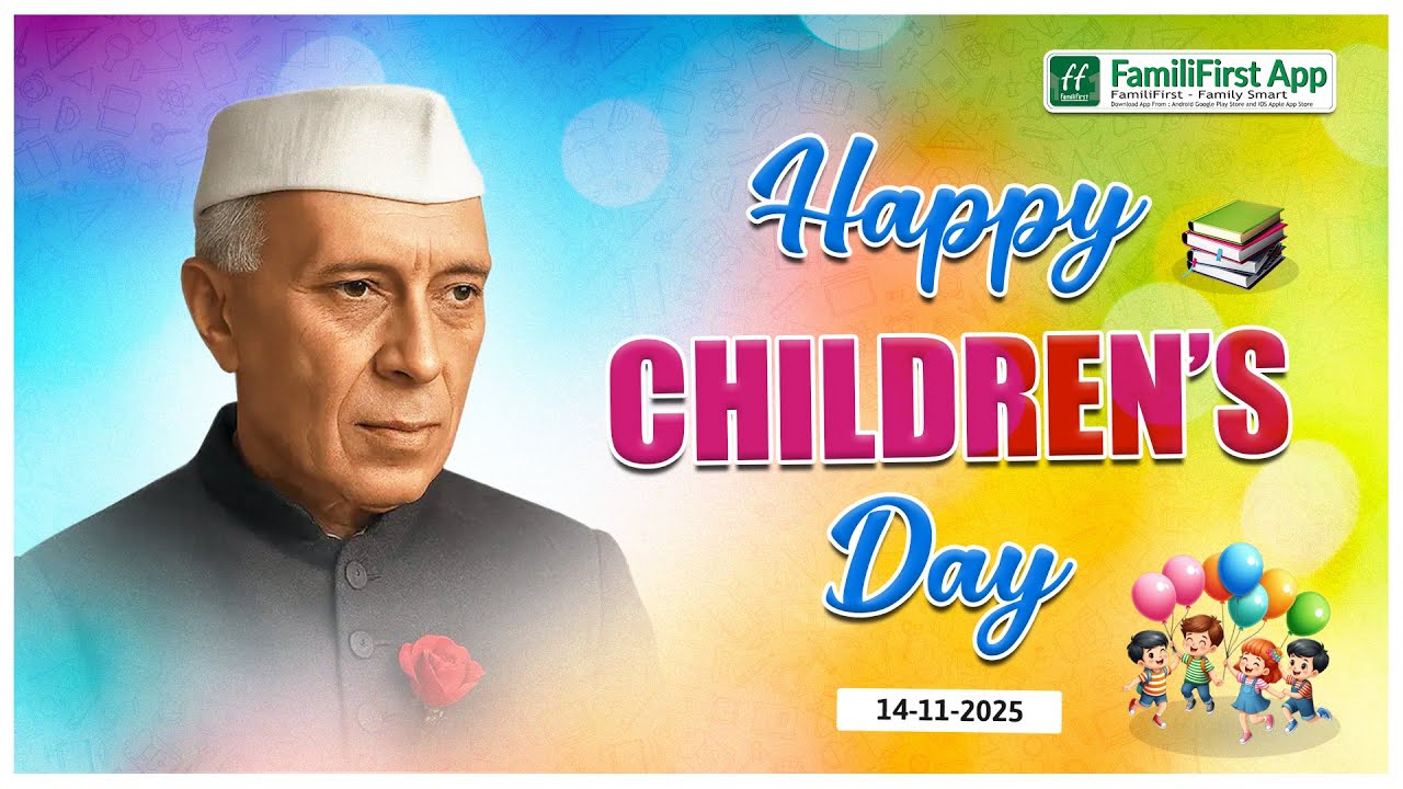 Family Life Skills Calendar Activities - November 14th 2025 - Happy Children's Day