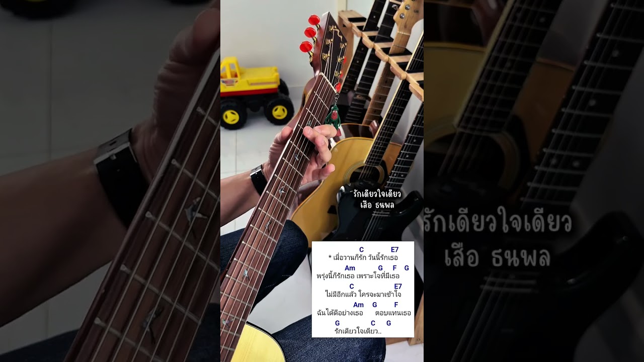 รักเดียวใจเดียว - เสือ ธนพล (Guitar cover by GT)