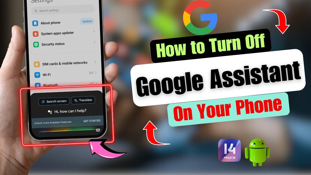 How to Turn Off Google Assistant on Android - YouTube