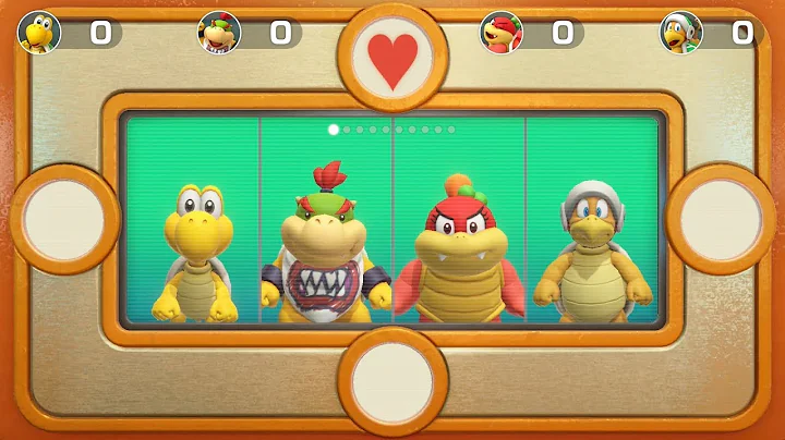 Super Mario Party Square Off #29 Koopa Troopa vs Bowser Jr vs Pom Pom vs Hammer Bro
