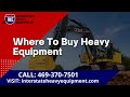 Where to buy heavy equipment