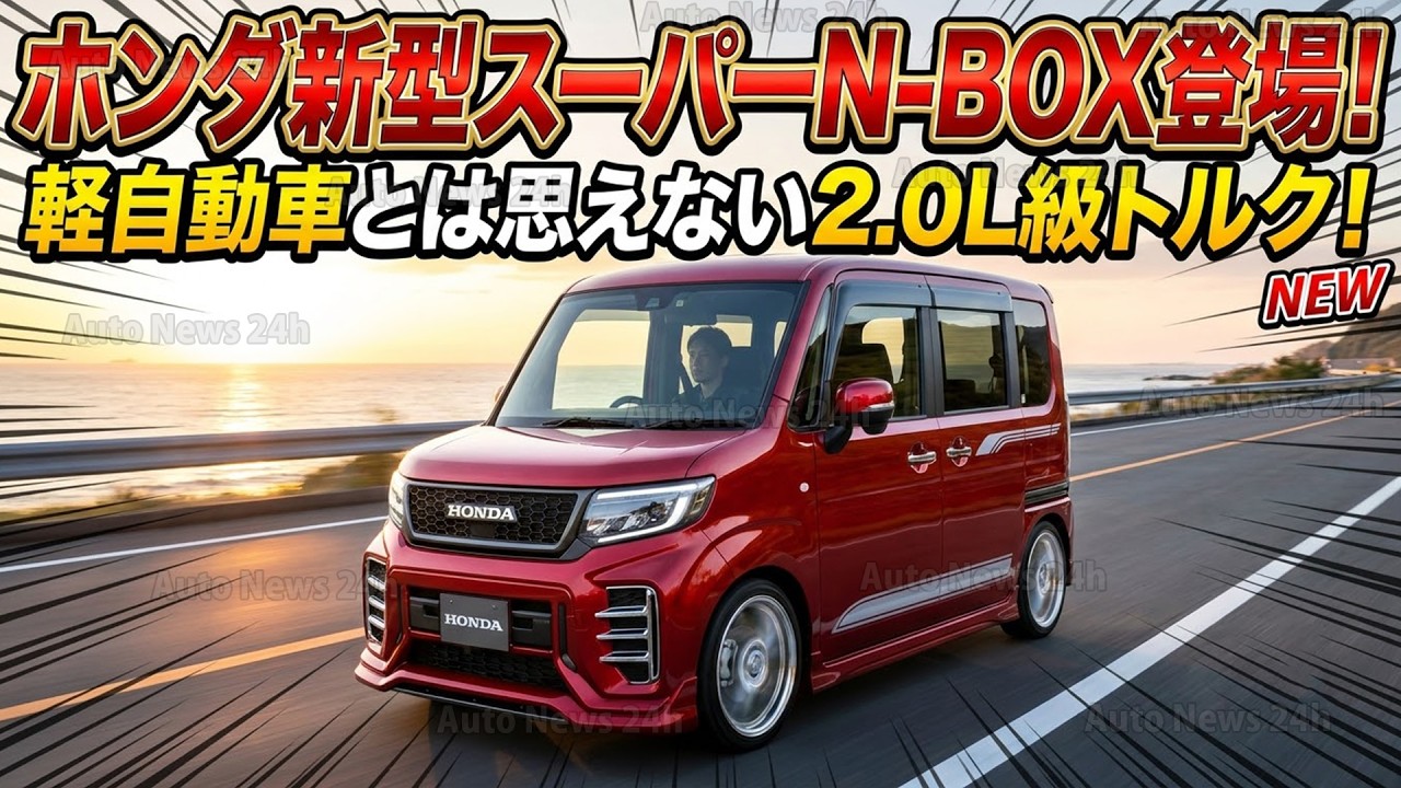 The All-New Honda Super N-BOX Revealed! 2.0L Class Torque Like You