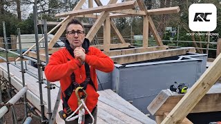 Building a roof. Big Garage Build