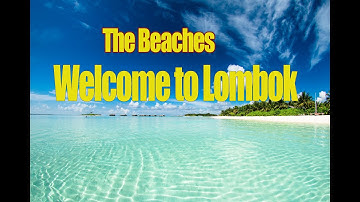 Aerial video from Drone - Welcome to Lombok