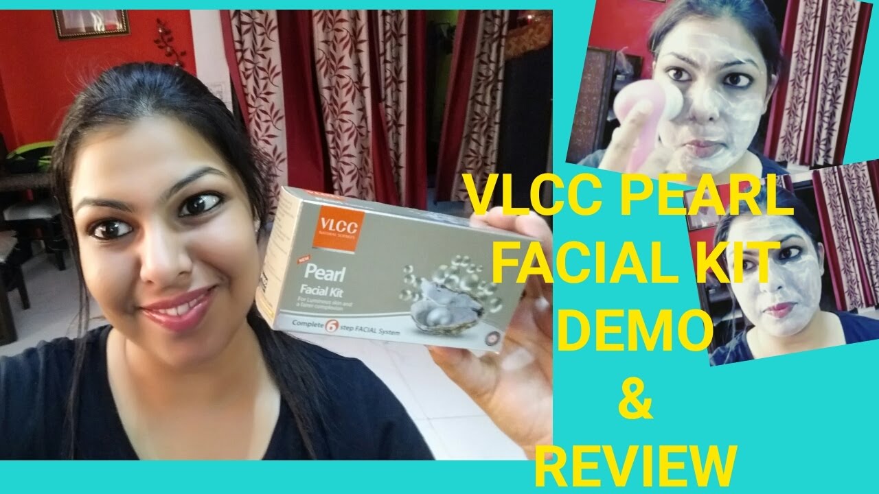 VLCC PEARL FACIAL KIT/ REVIEW & DEMO/ DIY How To Do Facial At Home
