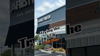Trying the NEW Fall Menu at FIRST WATCH - Springfield, Missouri