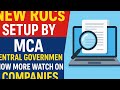 New ROCs Setup by MCA Central Government now more watch on Companies