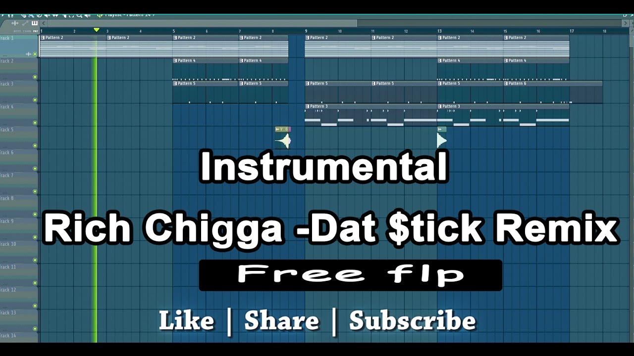 Instrumental Of Rich Chigga-Dat $tick | Fl Studio Tutorial | free flp | Free Download