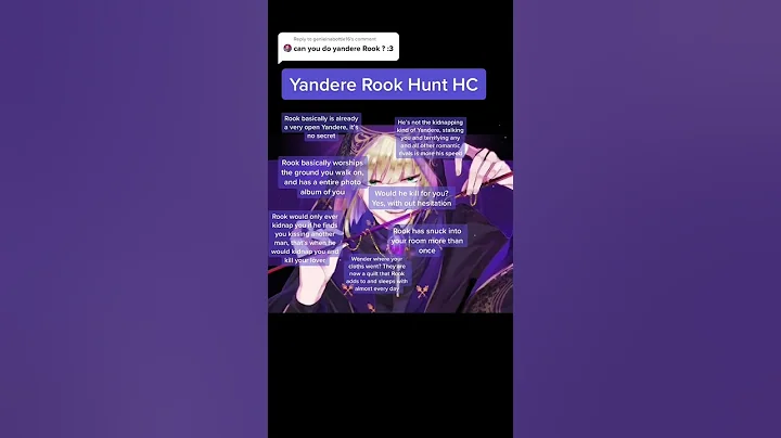 Yandere Rook Hunt Headcanons