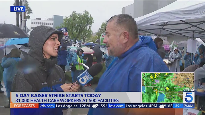 31,000 California Kaiser Permanente healthcare workers begin 5-day strike thumbnail