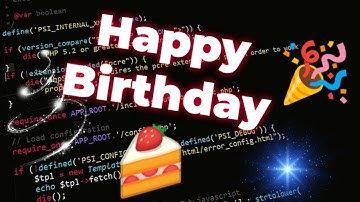 Birthday 🎂Wishes Using🎉 Python Graphics || Birthday Wishes Using Programming || Birthday Status