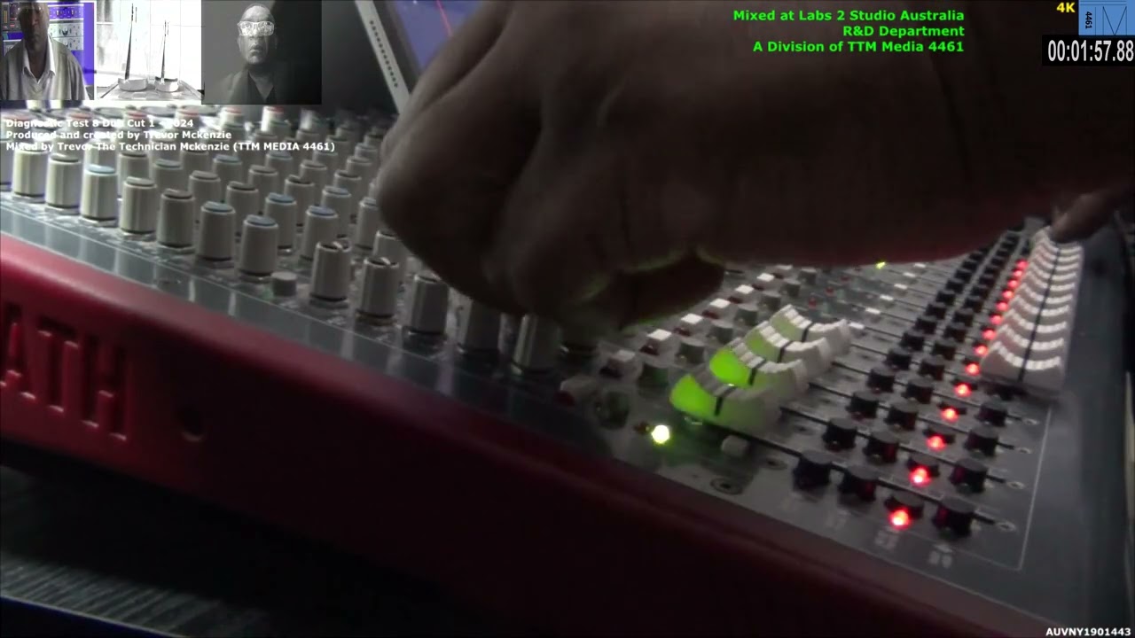 Diagnostic Test 8 Dub Cut 1 - Live Dub Mixing 2024 - Allen and Heath ZED R16