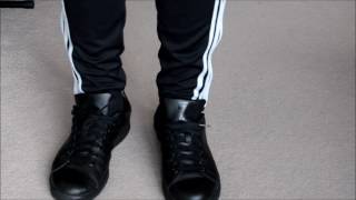 adidas stan smith black on feet