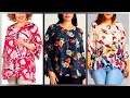 Plus size chiffon blouse tops for womens/healthy womens chiffon blouse shirts for casual wear