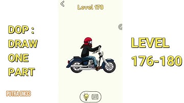 DOP: Draw One Part level 176 177 178 179 180 Walkthrough Solutions