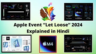 Apple Event Let Loose 2024 Explained in Hindi | New iPad Air, New iPad Pro, Apple Pencil Pro