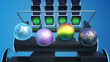 Softbody Simulation. Physics Simulations. Relaxing and Fun Animation Video. ASMR, C4D, Cinema 4D.